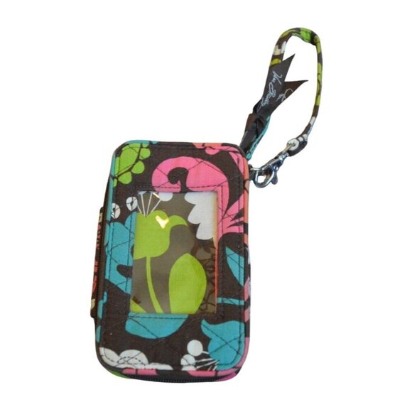 Vera Bradley ID Wristlet Wallet Lola Retired Fall 2013 Print Preppy Bohemian - Picture 2 of 5